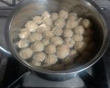 A picture of step 1 of Soya chunks tikka.