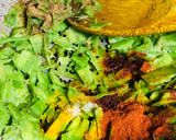 A picture of step 3 of Stir fried Ridge gourd peels.