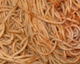 Une image de l'étape 2 de Pâtes accompagnées de crevettes.
