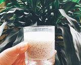Hình bước làm 5 của món Sữa yến mạch hạt chia