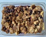 A picture of step 8 of Blueberry Bread Pudding.