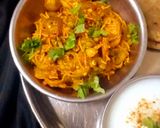 A picture of step 3 of Spiny gourd sev sabji.