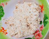 Hình bước làm 2 của món Sườn cốc lếch chiên ăn cơm dĩa (món chay)