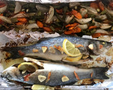 Foto del paso 6 de la receta: Lubinas al horno con verduritas