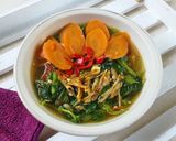 Gambar langkah 5 resipi Sayur Bayam.