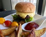 รูปขั้นตอนการทำที่ 5 ของ Beef burger เบอร์เกอร์เนื้อ