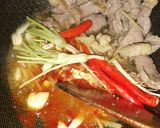Gambar langkah 2 resipi Daging Merah ala Thai.