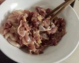 Hình bước làm 5 của món Nui nấu thịt gà