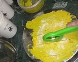 A picture of step 7 of Microwave Khandvi.