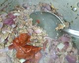 A picture of step 2 of Beef sauce.