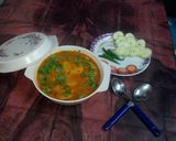 A picture of step 25 of Rajasthani dal dokli.