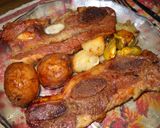 Foto del paso 8 de la receta: Faldita a la bolsa con verduras