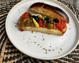 Une image de l'étape 8 de Poivrons 🌶️ rouge 🫑 vert toast estival.
