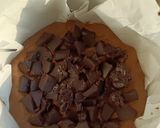 Foto langkah ke 4 dari resep Mochi Cake Cokelat Lumer (1 Telur).