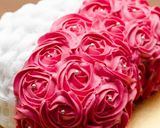 A picture of step 8 of Valentine special Rose 🌹 cake 🍰 with chocolate..
