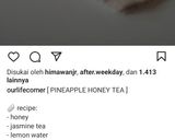 Foto langkah ke 1 dari resep Pineapple Honey Tea.