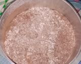 Foto langkah ke 2 dari resep 19. Brownies Kukus Ny. Liem Nyoklat, Lembut dan Nikmat.