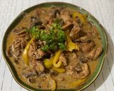 Foto langkah ke 11 dari resep Chicken Stroganof with Coconut Milk /santan.