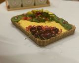 A picture of step 1 of No bake fruit tart.