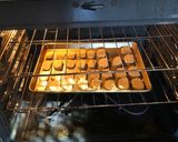 A picture of step 9 of Spiced Swiss roll cookie slices.