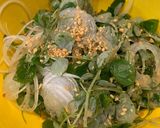 Hình bước làm 1 của món Rau Càng Cua Trộn Cá Mòi