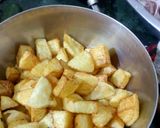 A picture of step 3 of Bengali Aloo Posto.