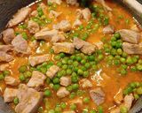 Zöldborsós tokány recept fázis 4 fotója