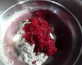 A picture of step 1 of Buckwheat Chilla.