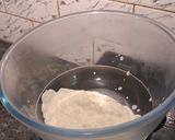 A picture of step 1 of Milky bar choco pea.