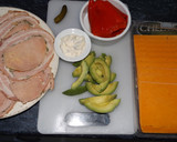 Foto del paso 1 de la receta: Bocadillo de carne con queso cheddar y huevo la plancha