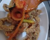 Foto langkah ke 5 dari resep Cumi Crispy Saus Padang.