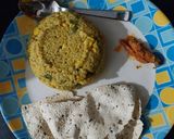 A picture of step 3 of Masala Dalia Khichdi.