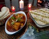 A picture of step 7 of Chicken tikka karahi in one hour.