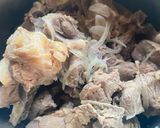 A picture of step 4 of Mutton Yakhni Pulao.