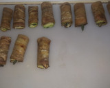 Foto del paso 4 de la receta: Green rolls (rollitos de verduras)