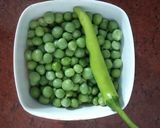 A picture of step 1 of Aloo matar sabji.