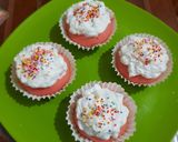 Foto langkah ke 10 dari resep Bolu kukus dengan perisa red velvet.