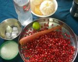 A picture of step 4 of Mix fruits juice.