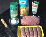 A picture of step 1 of Wood Fired MeatBall Recipe for Pizza.