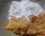 A picture of step 2 of Besan laddu.