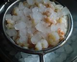 Foto del paso 1 de la receta: Ceviche de gambas, aguacate y mango
