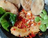 Foto langkah ke 8 dari resep Tahu crispy geprek dan terong crispy.