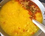 A picture of step 3 of Kathiyawadi masala khichadi.