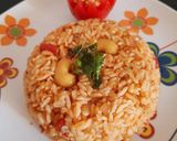 A picture of step 5 of Tomato rice.