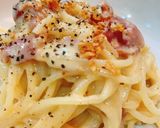 A picture of step 6 of My Favorite Pasta Carbonara.