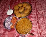 A picture of step 9 of Stuffed bati.