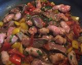 Foto del paso 2 de la receta: Salchichas en arroz con verduras y Pedro Ximénez