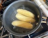A picture of step 1 of Maruya (Banana Fritter).