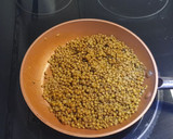 Foto del paso 6 de la receta: Pastel de lentejas al curry con crema de patatas y coco