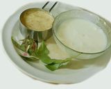 A picture of step 3 of Beetroot pachadi Kerala style.